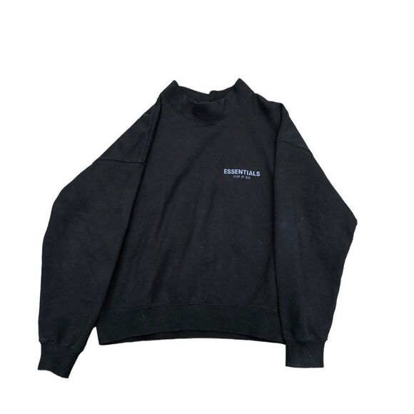 Essentials Mockneck Sweater Medium Black - Picture 6 of 7